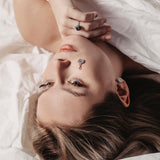 Ring Kora | anthrazitfarbener Beton