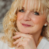 Ring Indira | weißer Beton