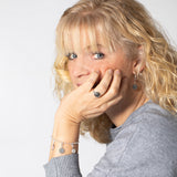 Ring Kora | anthrazitfarbener Beton