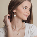 Creolen Amalia | mit einem Anhänger-Paar