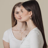 Creolen Alexia | mit einem Anhänger-Paar