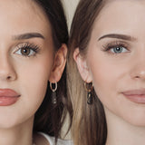 Creolen Alexia | mit einem Anhänger-Paar