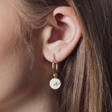 Creolen Athena | mit einem Anhänger-Paar