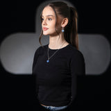 Creolen Alexia | mit einem Anhänger-Paar