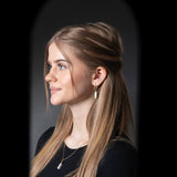 Creolen Athena | mit einem Anhänger-Paar