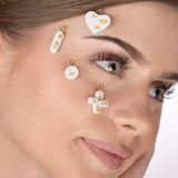 Creolen Athena | mit einem Anhänger-Paar