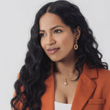 Creolen Amalia | mit einem Anhänger-Paar