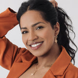 Creolen Athena | mit einem Anhänger-Paar