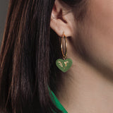 Creolen Amalia | mit einem Anhänger-Paar