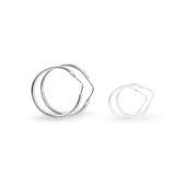 Creolen Alexia | mit einem Anhänger-Paar