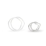 Creolen Ariane | mit einem Anhänger-Paar