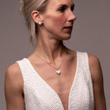 Ohrstecker Rania | weißer Beton