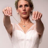 Halskette Adela | weißer Beton