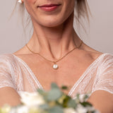 Halskette Adela | weißer Beton