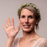 Halskette Parmida | weißer Beton