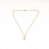 Herzkette Adelaine | weißer Beton