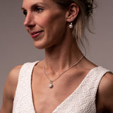 Ohrringe Adda | weißer Beton