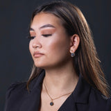 Ohrringe Alisha | anthrazitfarbener Beton