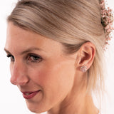 Ohrstecker Tia | blushfarbener Beton