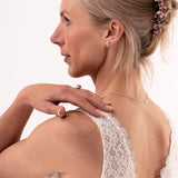 Ohrstecker Tia | blushfarbener Beton