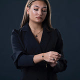 Ring Sari | anthrazitfarbener Beton