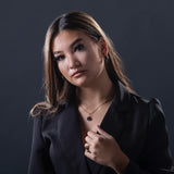 Ring Sari | anthrazitfarbener Beton