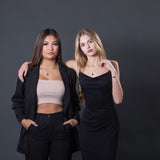 Halskette Sumaya | anthrazitfarbener Beton