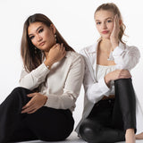 Ohrringe Rixa | weißer Beton