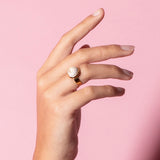 Ring Anisa | weißer Beton