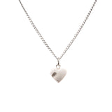 Herzkette Sarina | weißer Beton