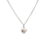 Herzkette Saray | weißer Beton